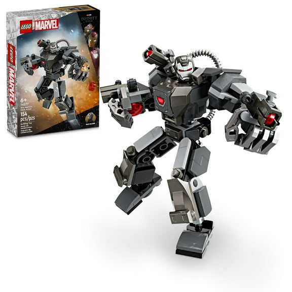 LEGO Marvel War Machine Mech Armor, Buildable Marvel Action Figure Toy for Kids with 3 Stud Shooters, Legendary Character from the MCU, Marvel Gift for Boys and Girls Aged 6 and Up, 76277