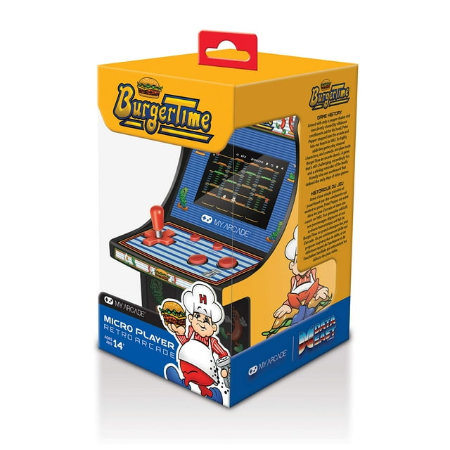 Mini máquina recreativa My Arcade Burgertime Microplayer