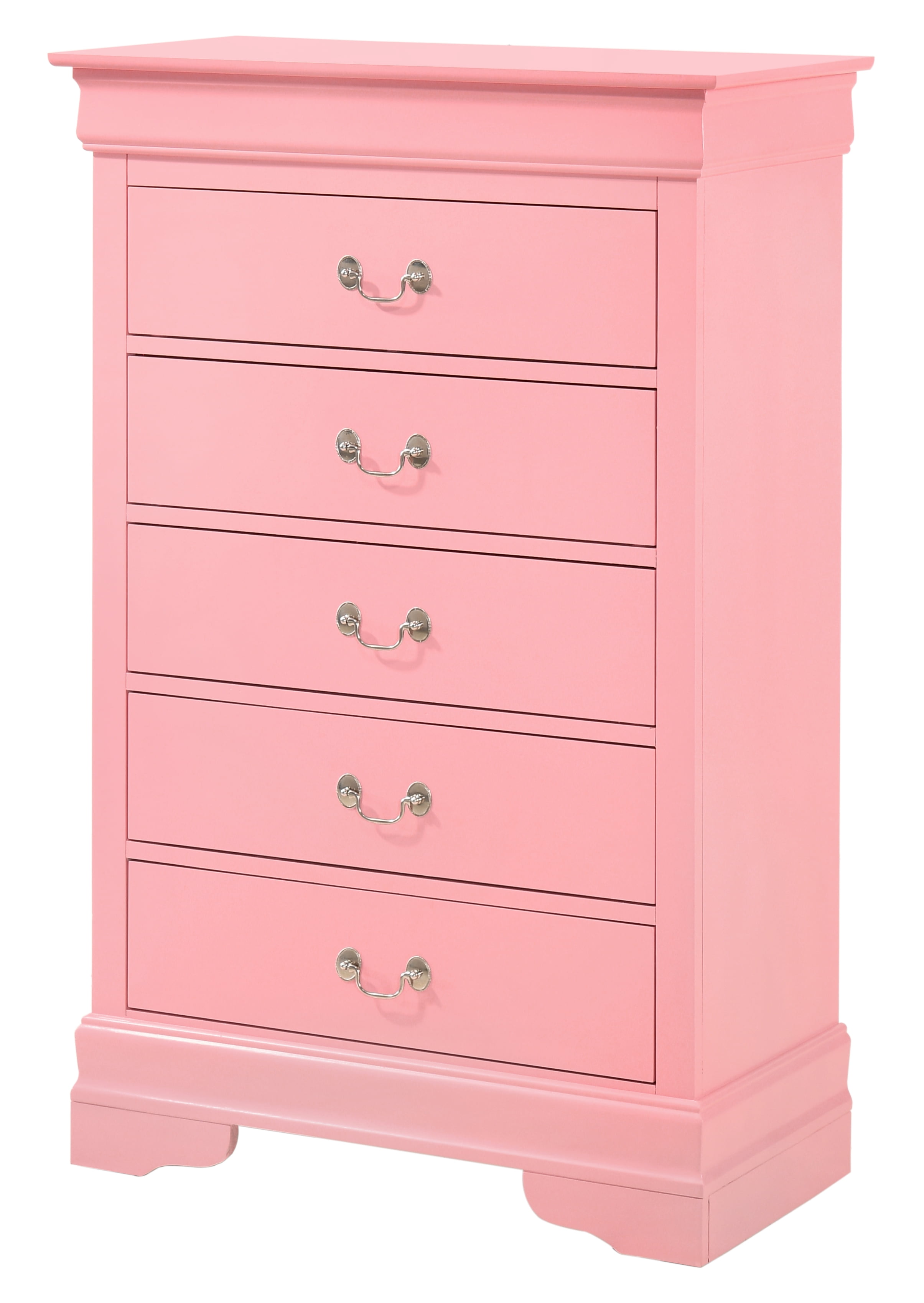 Glory Furniture Paige Accent Chair in Pink Color