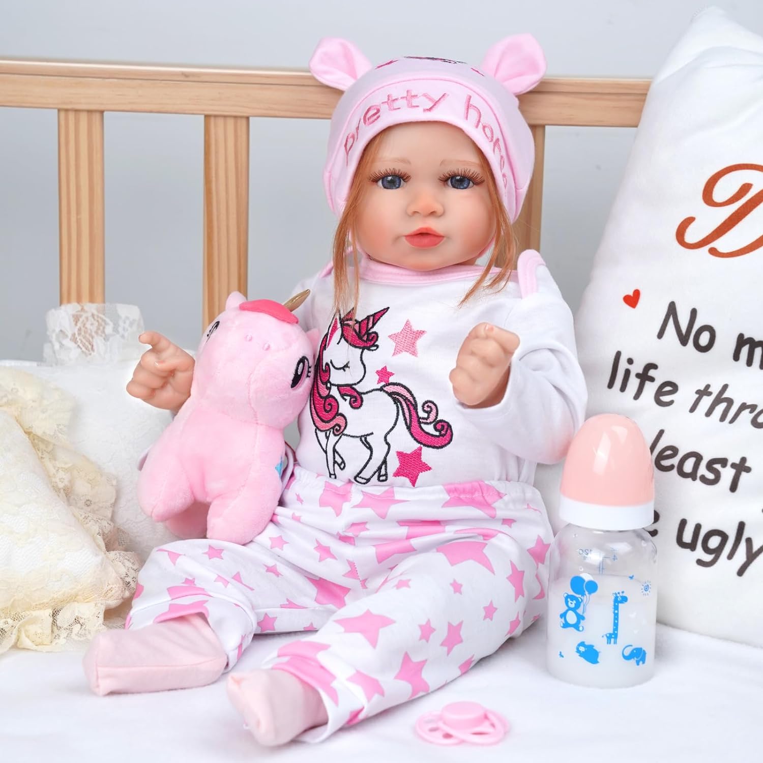Reborn Baby Girl Doll Dress Outfit – One Set For 20-23 Inch Dolls, Soft Cloth, Low Price