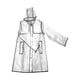 thumbnail image 4 of Impermeable Transparente Poncho Impermeable Reutilizable Abrigo de Lluvia con Capucha EVA Portátil Ligero Adecuado para Adultos Festivales Viajes, 4 of 8