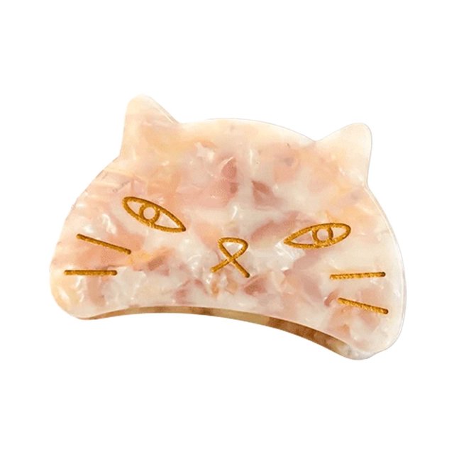 Pinces à Cheveux Chat Mignon, Pinces à Cheveux Drôles, Pinces à Cheveux Chat Mignon pour Dames, Imprimé Léopard Français