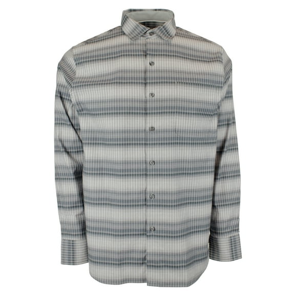Men's Lazlo Ombre Stripe Long Sleeve Shirt XL