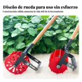thumbnail image 2 of predolo Azada de Rueda para D Español Hierbar Multif Unaa a Cional Español Cardadora de Empuje con Rueda Ahorra Español Fuerzo Herramienta Agríco El, 2 of 5
