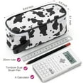thumbnail image 3 of Livhil Large Pencil Pouch, Pencil Case for Girls Boys, Pencil Bag Pencil Boxes for Kids Elementary School Supplies, Cow, 3 of 7