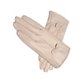 thumbnail image 3 of BadPiggies Winter PU Leather Gloves for Women, Waterproof Driving Dress Gloves with Fleece Lined Thermal Warm (Khaki), 3 of 6