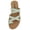Mint, variant on Shoes Women Slip-On Sandals Crisscross Multi Straps Band Ring Toe Flat Flip-Flops Slides ISABEL-S White PU 10