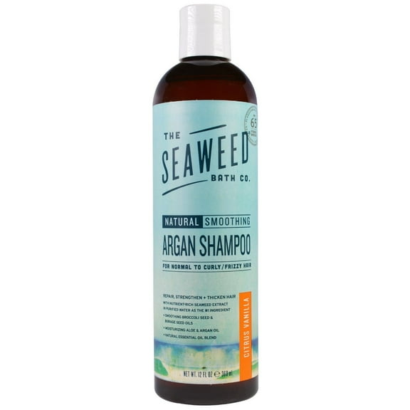 The Seaweed Bath Co. Smooth Shampoo, Citrus Vanilla Scent, 12 fl oz
