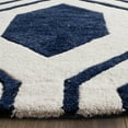 thumbnail image 3 of SAFAVIEH Chatham Zeke Geometric Wool Area Rug, Dark Blue/Ivory, 8' x 10', 3 of 7