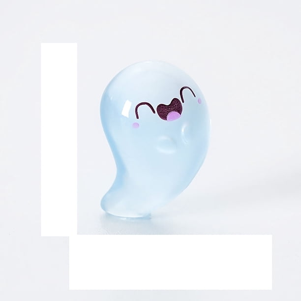 Decoraciones Espeluznantes de Halloween Decoración de Jardín de Halloween Cake Top Mini Night Light Ghost Mini Muñeca Decoraciones de Tarta de Halloween