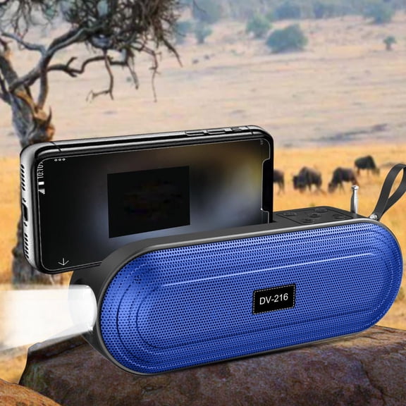 Up to 65% off! Cameland Bluetooth Speakers AaaSolar Bluetooth Speaker Portable Outdoor Bluetooth Speaker With Multifunctional Outdoor Flashlight，Stereo Sound With Bass Home Wireless Speaker