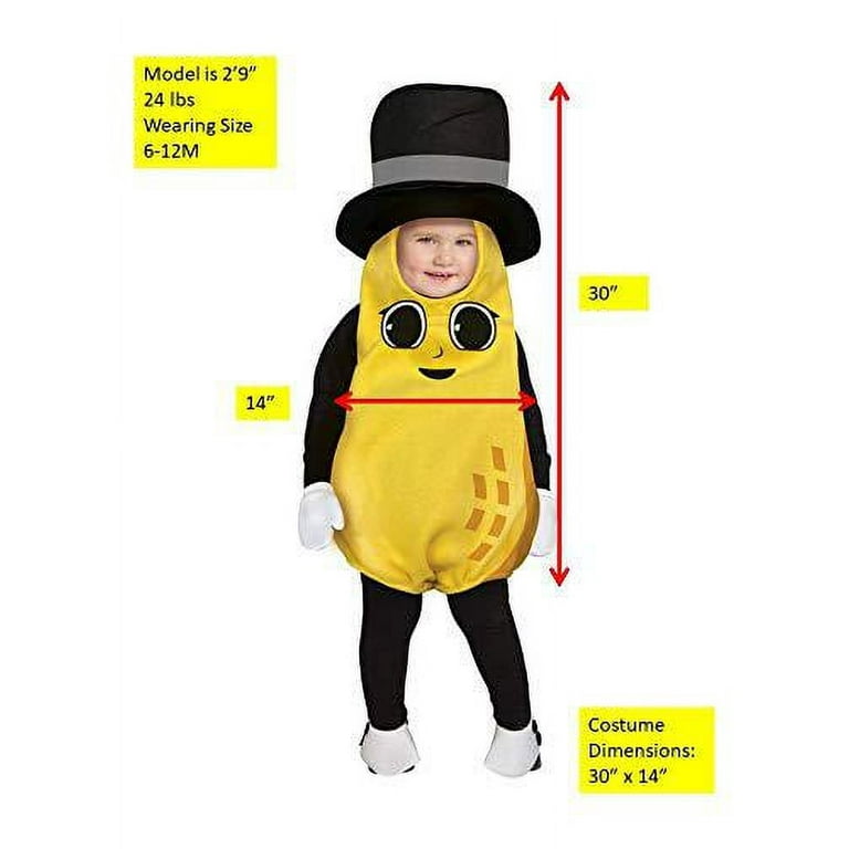 Rasta Imposta Planters BABY NUT™ Mr. Peanut Halloween Costume