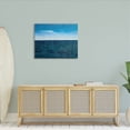 thumbnail image 2 of Deep Ocean Blue Water Waves Coastal Graphic Art Gallery Wrapped Canvas Print Wall Art, 2 of 7