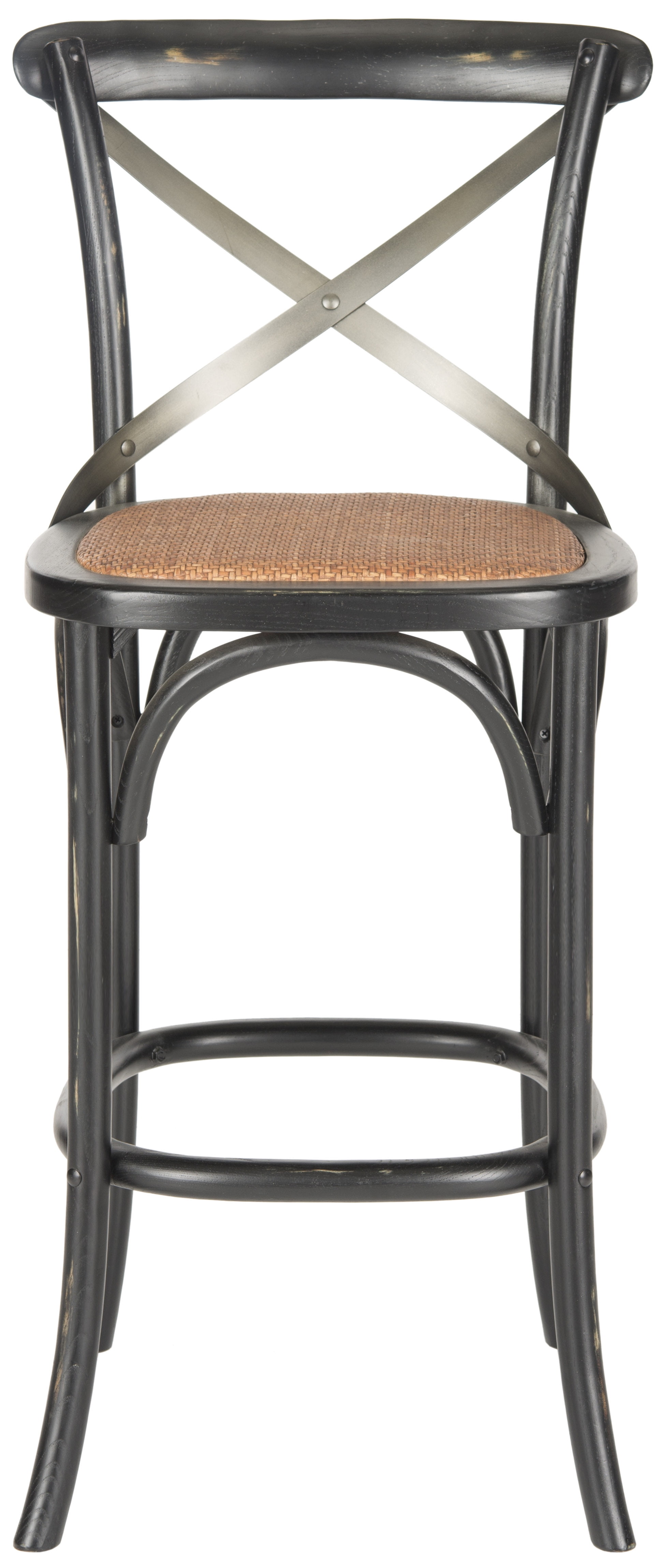 Safavieh PALMER OTTOMAN - SILVER NAIL HEADS - Walmart.com