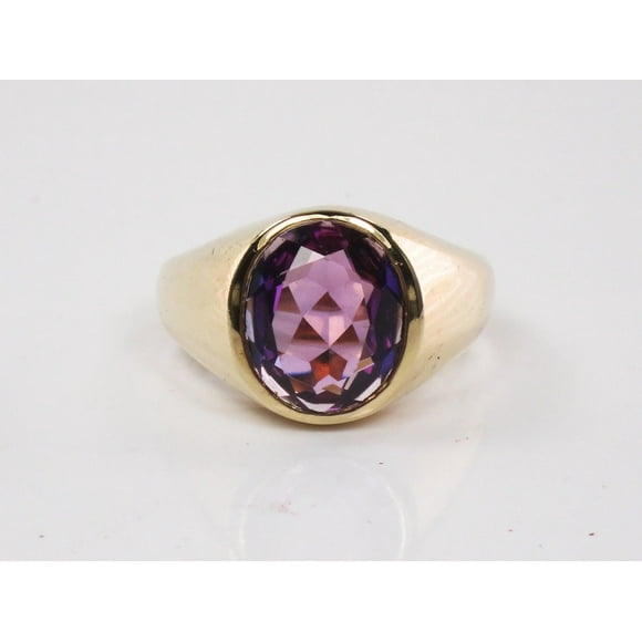 Natural Certified Purple Amethyst Gemstone 925 Sterling Silver Handamde Ring For Woman And Men's Birthstone gift Ring