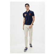 Polo Ralph Lauren Contrast Edge Polo, Navy,M