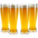 thumbnail image 1 of Vasos Clásicos de Cerveza Pilsner Irrompibles, Cristalinos y Resistente a Roturas, Ideales para Uso en Interiores y Exteriores, Fiestas, Camping, Reutilizables – Juego de 4, 18 Onzas., 1 of 4