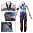 thumbnail image 1 of New K-pop Demon Hunter Group Cosplay Costume Lumi Mila Zoe Full Set Street Style Anime Role Play Outfit, 1 of 5