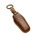 thumbnail image 2 of AMLESO Car Key Fob Cover Auto Accessories Full Protection PU Leather Protector Key Case Shell for Seal Yuan Plus Atto 3 Dolphin Brown B, 2 of 9