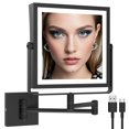 thumbnail image 1 of Espejo de maquillaje Ruacq recargable montado en la pared 1X/10X, 1 of 7