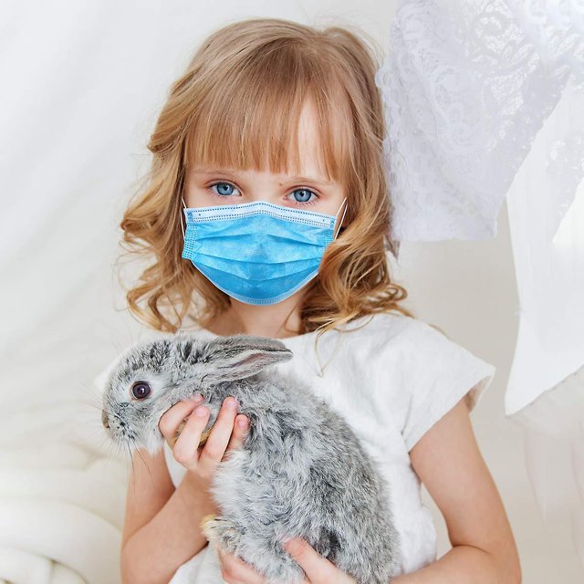 Tal 200 Máscaras quirúrgicas médicas desechables quirúrgicas Henan Kangdu 3er piso Cirugía médica (10 en un paquete)