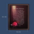 thumbnail image 2 of 40th Anniversary Gifts for Parents, Ruby 40th Anniversary Decorations for Party, 40th Anniversary Frame, Ruby Gifts, 40 Year Anniversary Gift for Wife, Ruby Wedding Anniversary Picture Frames, 2117W, 2 of 5