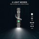 thumbnail image 3 of USB Rechargeable LED Flashlight,(Battery Included) [Energy Class A+++], 3 of 5