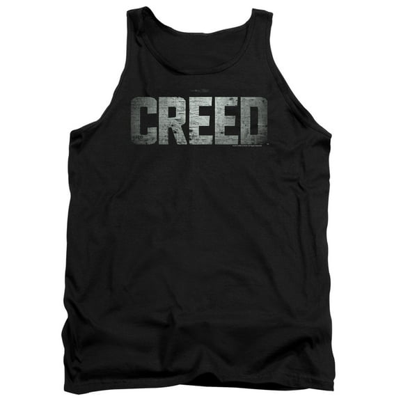 Creed Logo Adult Tank Top Black