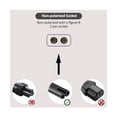 thumbnail image 4 of iMBAPrice 10 feet 2 Prong New AC Power Cord Cable for Vizio Smart TV, Led TV, E Series or M Series, 4 of 6
