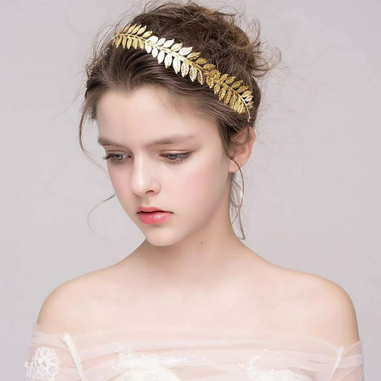  FRCOLOR 2pcs Our Lady's Headband Headband Gold Goddess Hair  Band Spiked Goddess Headdress Golden Wedding Ceremony Decorations Women  Hair Decor Miss Accessories Metal Photo : Beauty & Personal Care