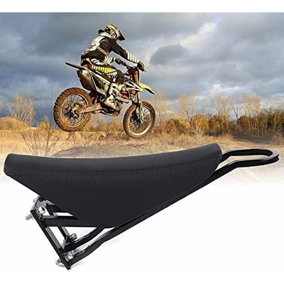 Motorcycle Saddle Seat, High Stability Stealth Bomber Frame Seat, Motorcycle Seat for Electric Mountain Bike Cruiser, PU & Iron$$Sport & Recreation Other