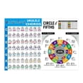 thumbnail image 1 of Ukelele Chord Chart Sticker Ukelele Music Education Guitar Chord Chart para Principiantes TamañO Grande, 1 of 8