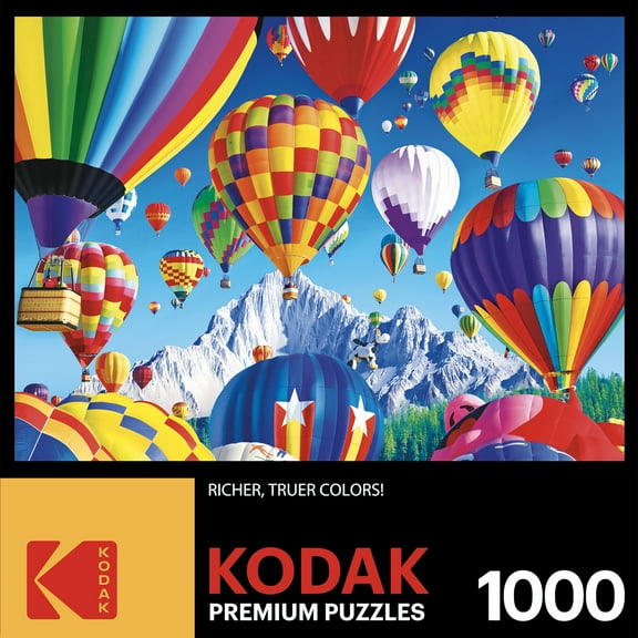 Cra-Z-Art Kodak 1000-Piece Balloons over the Mountain Jigsaw Puzzle