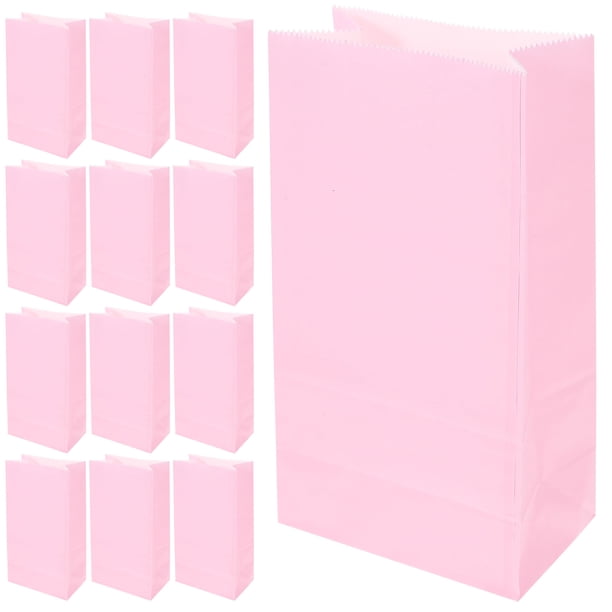 20 piezas bolsas de regalos de color sólido pequeñas bolsas de embalaje de regalo bolsas de papel Kraft resistentes al desgaste para dulces