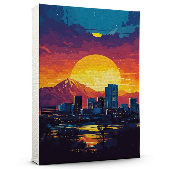 Tucson Canvas Print, Arizona Canvas Wall Art, Tucson Decor Travel Canvas, Arizona Travel Gift, Housewarming Gift - 99AZ1398