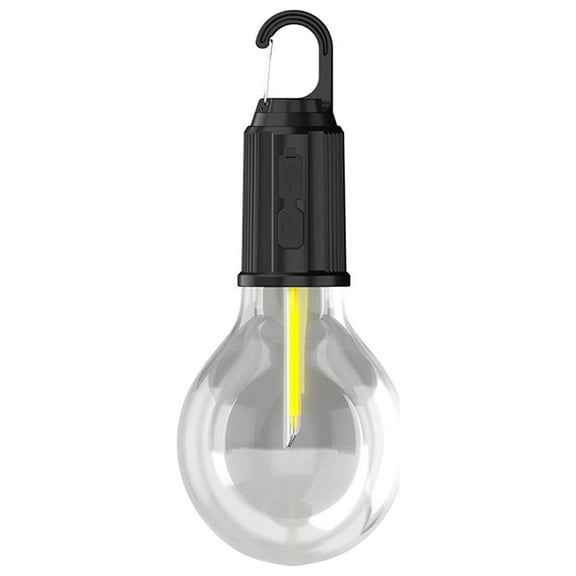Arghm USB Rechargeable Portable Bulb Lamp,Outdoor Tent Light with TYPE-C Fast Charge,24H Battery Life,2.55x2.55x7in,Camping Travel Lighting