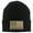 Black, variant on Gravity Threads USA Khaki Flag Patch Cuffed Beanie - Black