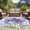 Lavender SlateBlue LightBLue, variant on Round Area Rug 6 Ft, Purple Lavender Washable Non-Slip Circle Carpet for Living Room/Bedroom, Spring Daisy Butterfly Plants Watercolor Blue Low-Profile Indoor Mats Collection Rugs for Residential