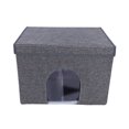 thumbnail image 1 of Grande Maison Rafraîchissante pour Chat avec Bloc Réfrigérant, Maison pour Animal Pliable en Oxford, Design Mignon pour Utilisation Intérieure et Extérieure, Abri pour les Journées Chaudes d'Été pour Petits à Moyens Animaux, 1 of 7