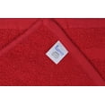 thumbnail image 2 of Linteum Textile Supply 100% Cotton 12x12 inch Washcloths, Red (12 Pack), 2 of 5