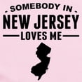thumbnail image 2 of CafePress - Somebody In New Jersey Loves Me Body Suit - Long Sleeve Cotton Baby Bodysuit, 2 of 4