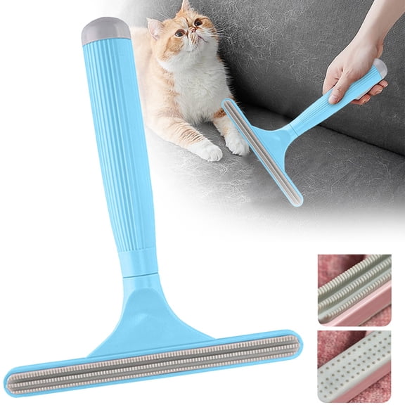 BinKFF Pro Pet Hair Remover-Special Cat Hair Remover Multi Fabric Edge and Carpet Rake Scraper, Dog Hair Remover for Rugs,Couch & Pet Towers-Easy to Every Hair!