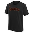 thumbnail image 2 of Youth Nike Matt Chapman Black San Francisco Giants Player Name & Number T-Shirt, 2 of 3