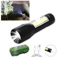 thumbnail image 4 of HOARBOEG Strong Light Flashlight Carries Side Lights For Long-distance Use. Strong Light LDE Focusing Multifunctional Flashlight, 4 of 7