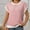 Red, variant on QUNYINEY Short Sleeve Womens Tshirts Striped Casual Crew Neck Tops Cotton Pullover Slim Shirts