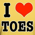 thumbnail image 3 of CafePress - I Heart (Love) Toes Light T Shirt - Men's Classic Graphic T-Shirt, 3 of 4