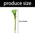 thumbnail image 2 of Realistic Celery Cat Chew Toy, Durable Felt Dental Teething Toy for Kittens & Aggressive Chewers, Interactive Catnip Toy for Indoor Play, 2 of 7
