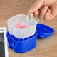 thumbnail image 4 of Denture Case Orthodontic Dental Retainer Box Denture Cleaning Box, 4 of 4