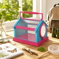 thumbnail image 6 of Pop Up Pet Habitat Cage With Collapsible Design, Mesh Pet House Carrier With Window, Portable Critter Keeper For Small Animals Reptiles Outdoor, 6 of 6