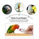 thumbnail image 2 of HEANUJJ 3Ud Clip Para Comida De Mascotas Con Material De Cobre Y Color Plata Para Jaula, 2 of 5